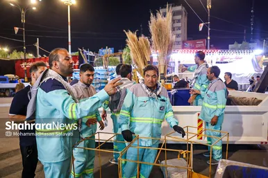 گزارش تصویری | آغاز فعالیت های اربعینی شهرداری مشهد در شهر نجف