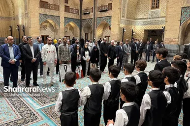 گزارش تصویری | اعطای پرچم جمهوری اسلامی ایران به پرچمداران کشورمان در رقابت‌های آسیایی ناگویا