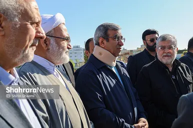 گزارش تصویری |  بازدید استاندار خراسان رضوی از پایانه مسافربری امام رضا (ع)، پروژه ایوان سلام و راه‌آهن مشهد