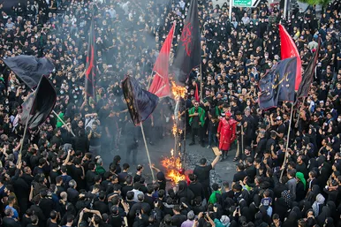 آیین خیمه سوزان عصر عاشورا