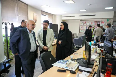 بازدید اعضای شورای اسلامی شهر مشهد از روزنامه شهرآرا