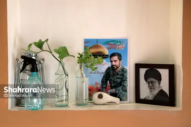 مراسم وداع با پیکر شهید مدافع حرم، محمد رضا بیات