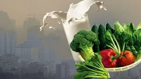 سالم&zwnj;ترین غذاها برای خنثی کردن اثرات آلودگی هوا