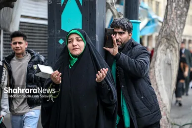 تحویل سال ۱۴۰۳ در حرم مطهر امام رضا (ع) و خیابان‌های منتهی به حرم