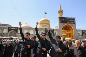 عزاداری روز ۲۸ صفر در حرم مطهر رضوی