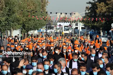 آیین تشرف و اذن خدمت خادمان شهری در مشهدالرضا (ع)