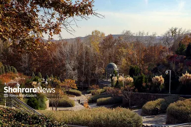طبیعت پاییزی بوستان های مشهد