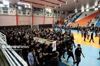 عکس‌هایی از مراسم تشییع پیکر مرحوم «علی اسعدی» فوتسالیست مشهدی