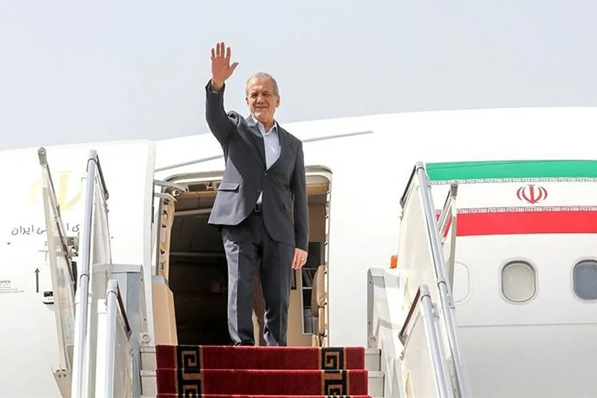 رئیس جمهور دقایقی پیش تهران را به مقصد مسقط ترک کرد (۶ خرداد ۱۴۰۴)