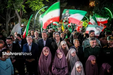 گزارش تصویری | آیین رونمایی از یادمان شهدای گمنام بوستان ملت