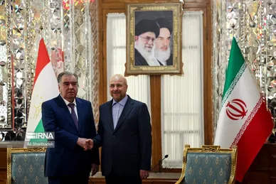 عکس‌هایی از دیدارهای رئیس مجلس با میهمانان خارجی مراسم تحلیف
