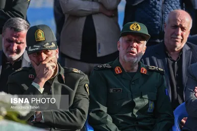 مراسم استقبال از پیکر شهید زاهدی