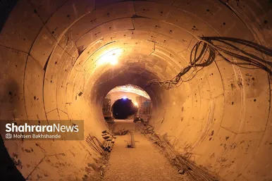 بازدید اعضای شورای اسلامی شهر مشهد از خطوط قطار شهری مشهد