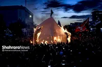 آئین خیمه سوزان عصر عاشورا در مشهد برگزار شد (۴ تیر ۱۴۰۵) + فیلم