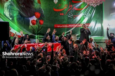 گزارش تصویری | مراسم وداع با پیکر شهید مدافع امنیت «مهدی ظریف» در مشهد