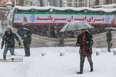 ایران زیباست | بارش برف در رشت