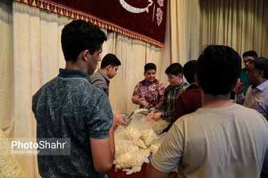 حال و هوای شهر مشهد در شب عید غدیر خم