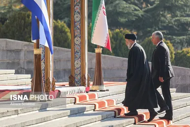 استقبال رئیسی از رئیس‌جمهور کوبا (۱۳ آذر ۱۴۰۲)