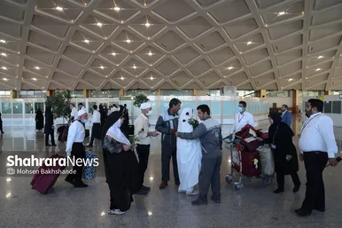 بازگشت اولین کاروان حجاج خراسانی