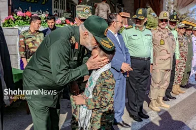 عکس | صبحگاه مشترک نیروهای مسلح استان خراسان رضوی