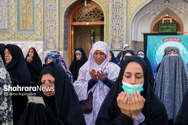 نماز عید سعید قربان در حرم مطهر رضوی