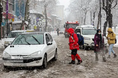 ایران زیباست | بارش برف در رشت