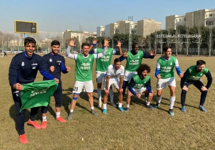 کری رسمی بازیکنان استقلال با پرسپولیسی ها+عکس