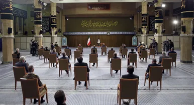 نخستین دیدار هیئت دولت سیزدهم با رهبر معظم انقلاب
