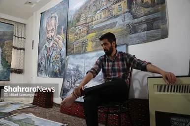 محمد چناری، نقاش خیابان‌های مشهد
