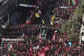 خدمت‌رسانی هلال احمر به بیش از ۵۳ هزار زائر و عزادار در تشییع رهبر شهید در مشهد