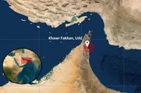 حادثه برای یک کشتی در بندر راشد امارات