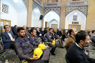 مراسم آغاز عملیات احداث رواق مبارکه امیرالمومنین علیه السلام در حرم رضوی