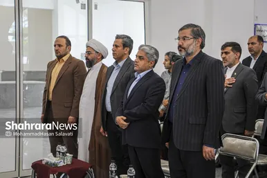 گزارش تصویری | بهره‌برداری از کلان‌پروژه عروجیان در آرامستان بهشت رضا (ع)