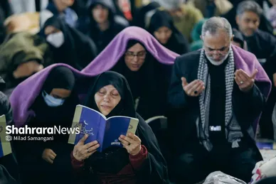 گزارش تصویری | مراسم احیای دومین شب قدر در حرم مطهر امام رضا (ع)