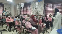 نواختن زنگ مدرسه در بخش هماتولوژی بیمارستان دکتر شیخ مشهد (۶ مهر ۱۴۰۴)