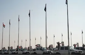 تشییع نمادین شهیدان سلیمانی و ابومهدی در بغداد