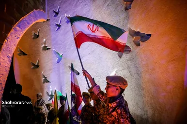 گزارش تصویری | آیین رونمایی از یادمان شهدای گمنام بوستان ملت