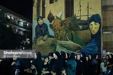 گزارش تصویری | عزاداری شب هشتم محرم در شهرک عرب‌ها ـ مشهد