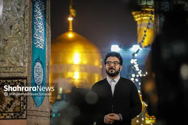 گزارش تصویری | پشت صحنه ویژه برنامه های سحر ماه رمضان تلویزیون در حرم مطهر رضوی