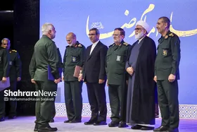 گزارش تصویری | مراسم تکریم و معارفه فرمانده سپاه امام رضا(ع)