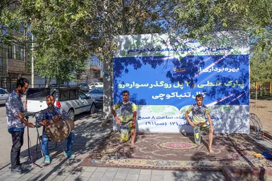 مراسم بهره‌برداری از پارک خطی و دو پل روگذر سواره کال تنباکوچی