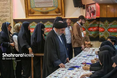 عکس‌هایی از مرحله دوم انتخابات چهاردهمین دوره ریاست‌جمهوری در مشهد (۲)