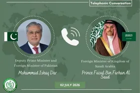 گفت&zwnj;وگوی وزرای خارجه پاکستان و عربستان درباره مذاکرات دوحه