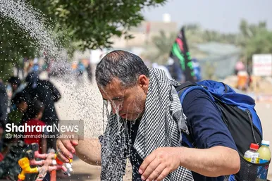 نذر آب در مسیر کربلا