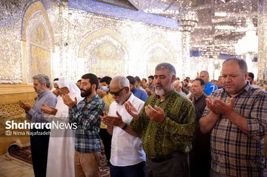 نماز عید سعید قربان در حرم مطهر رضوی