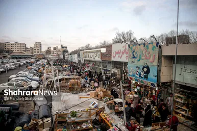 بازار گل مشهد در آستانه سال نو