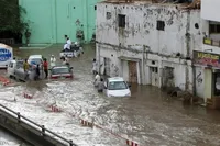 ویدئو| بارش شدید در جده