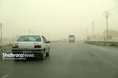 گرد و خاک صبح‌گاهی در مشهد