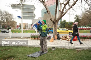 گل‌آرایی و شهرتکانی مشهد در نوروز ۱۴۰۱