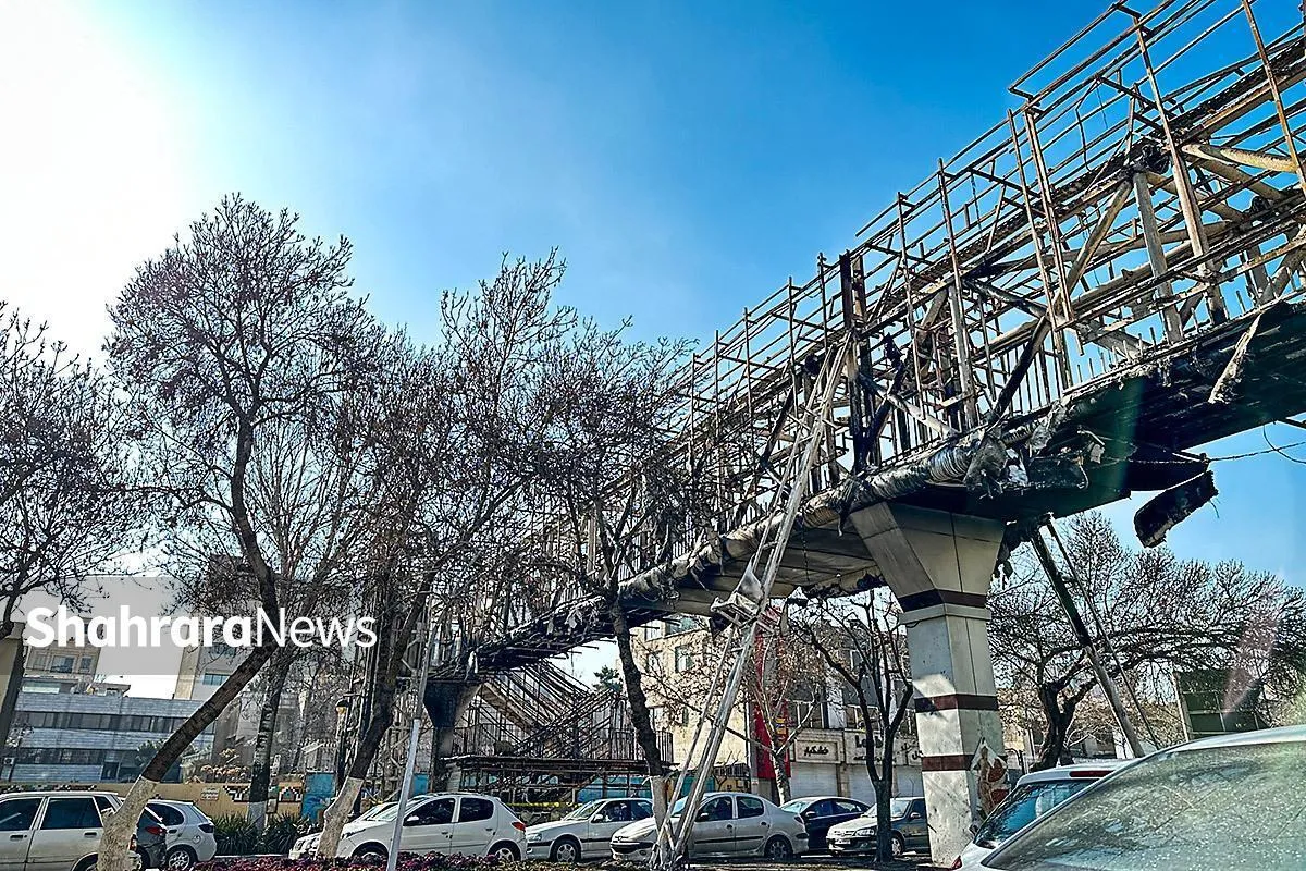 ویدئو| تخریب اموال عمومی و زیرساخت‌های شهری به دست اغتشاشگران در مشهد